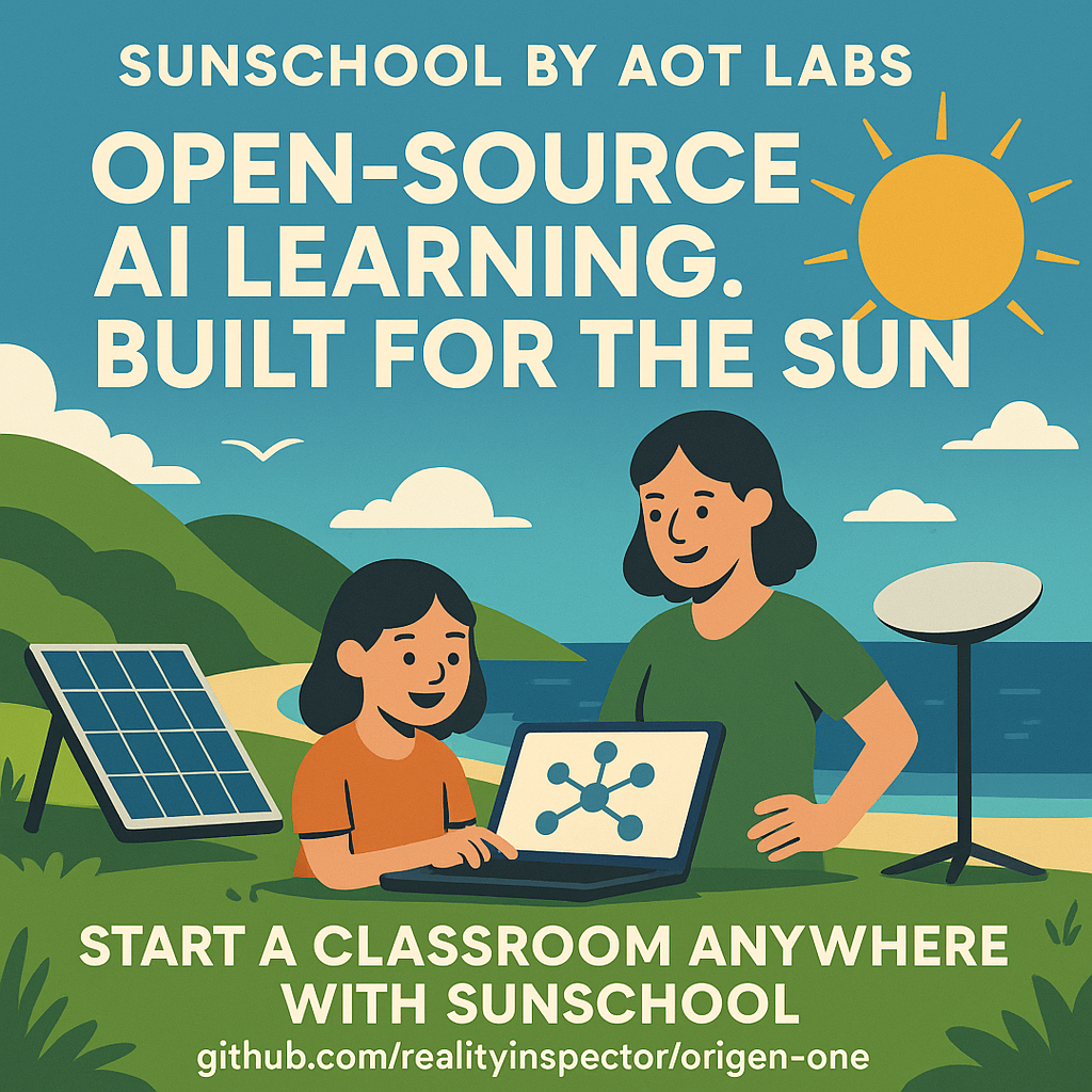SUNSCHOOL - Open Source AI Tutor by AOT LABS